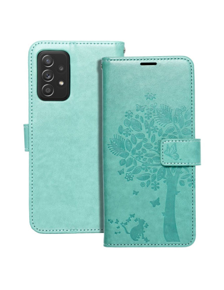 Etui MEZZO Book pour SAMSUNG A52 5G / A52 LTE ( 4G ) / A52s 5G arbre vert