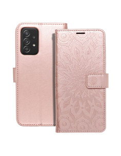 Etui MEZZO Book pour SAMSUNG A52 5G / A52 LTE ( 4G ) / A52s 5G mandala or-rose
