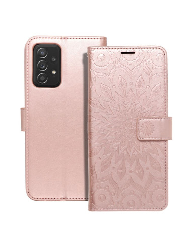 Etui MEZZO Book pour SAMSUNG A52 5G / A52 LTE ( 4G ) / A52s 5G mandala or-rose