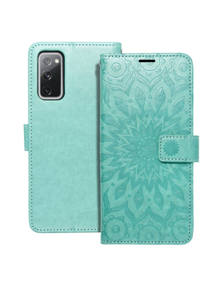 Etui MEZZO Book pour SAMSUNG S20 FE / S20 FE 5G mandala vert