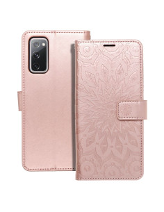 Etui MEZZO Book pour SAMSUNG S20 FE / S20 FE 5G mandala or-rose