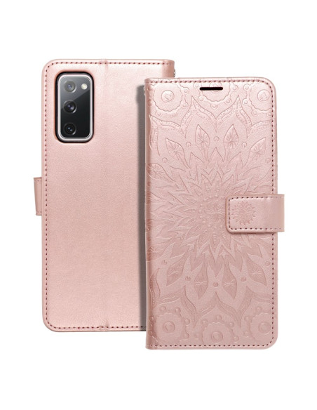 Etui MEZZO Book pour SAMSUNG S20 FE / S20 FE 5G mandala or-rose
