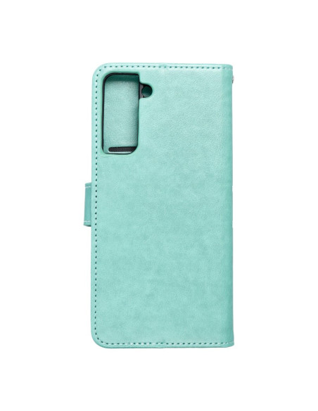 Etui MEZZO Book pour SAMSUNG S21 mandala vert