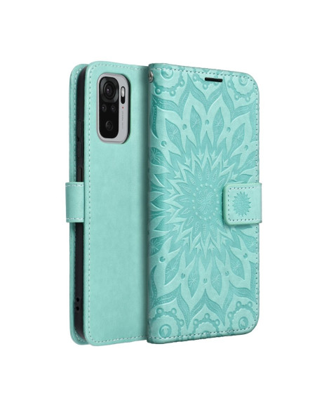 Etui MEZZO Book pour XIAOMI Redmi 9C / 9C NFC mandala vert