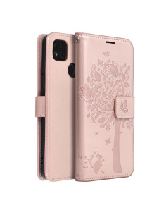 Etui MEZZO Book pour XIAOMI Redmi 9C / 9C NFC mandala or-rose 2
