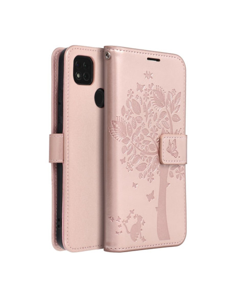 Etui MEZZO Book pour XIAOMI Redmi 9C / 9C NFC mandala or-rose