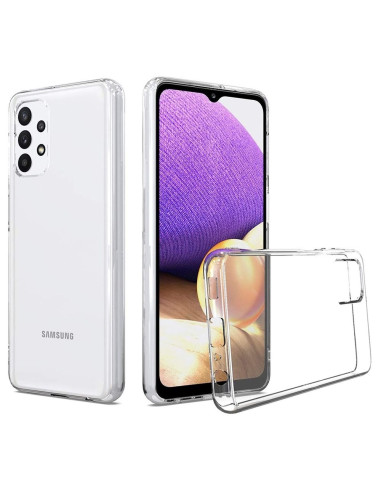 Coque BACK CASE Ultra Slim 0,3mm pour SAMSUNG Galaxy A32 LTE ( 4G ) TRANSPARENT
