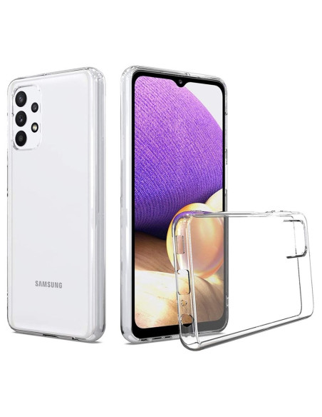 Coque BACK CASE Ultra Slim 0,3mm pour SAMSUNG Galaxy A32 LTE ( 4G ) TRANSPARENT