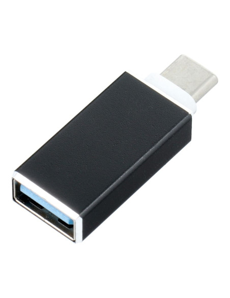 Adaptateur OTG USB A vers USB Type C 3.0 noir