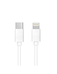 Câble Type C vers iPhone Lightning 8 broches Power Delivery PD18W 2A C973 blanc 1 mètre BOX