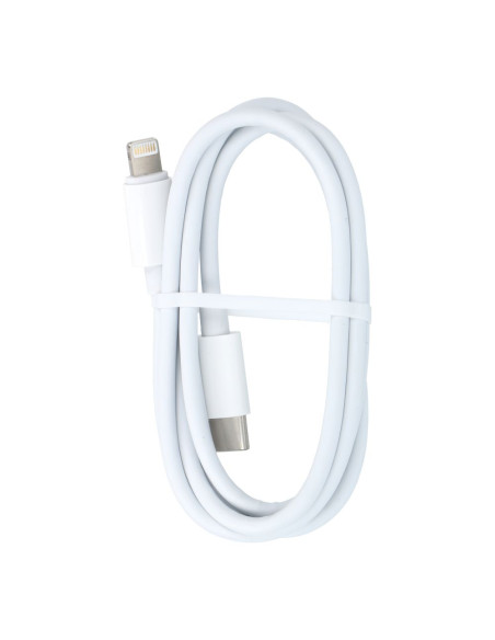 Cable Type C pour iPhone Lightning 8-pin Power Delivery PD20W 3A C291 blanc 1m BOX