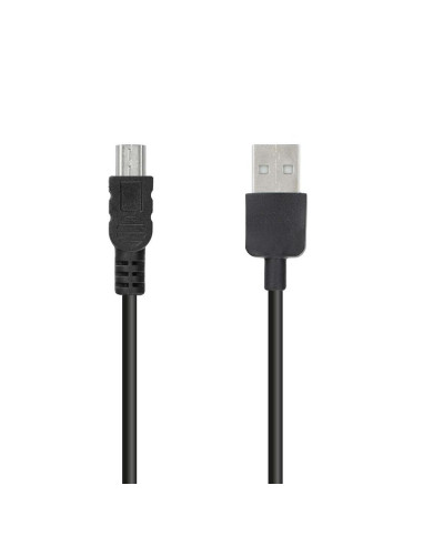 Cable USB - Mini USB noir (navi / camera)