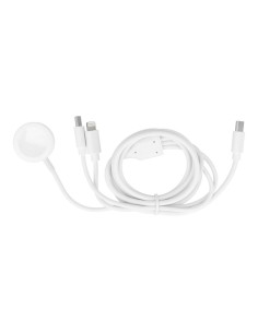 Cable Type C 3en1 pour iPhone Lightning 8-pin + Type C 2A + Apple Watch 3W 1A C3169 blanc 2
