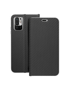 Etui LUNA Carbon pour XIAOMI Redmi NOTE 10 / 10S noir