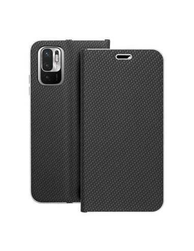 Etui LUNA Carbon pour XIAOMI Redmi NOTE 10 / 10S noir