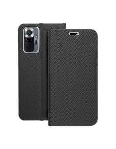 Etui LUNA Carbon pour Xiaomi Redmi NOTE 10 Pro noir