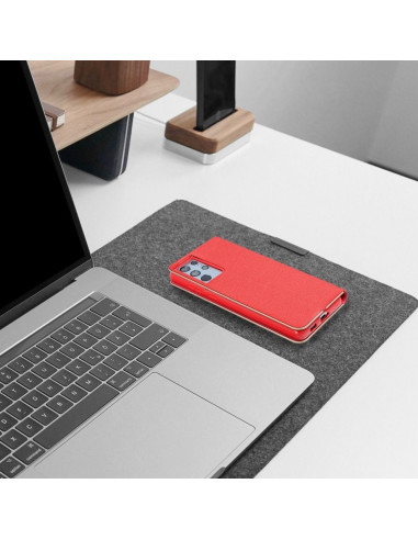 Etui Luna Book pour XIAOMI Redmi NOTE 10 / 10S rouge