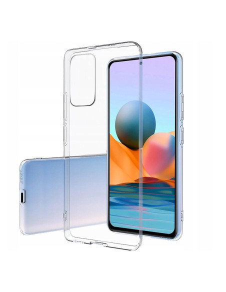 Coque BACK CASE Ultra Slim 0,5mm pour XIAOMI Redmi NOTE 10 / 10S TRANSPARENT
