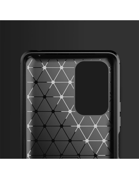 COQUE FORCELL - CARBON pour XIAOMI Redmi Note 10 Pro / Redmi Note 10 Pro Max NOIR