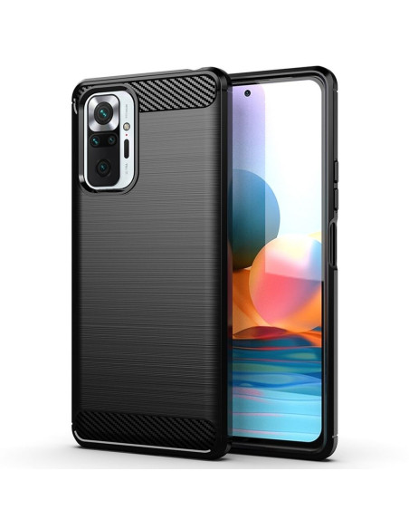 COQUE FORCELL - CARBON pour XIAOMI Redmi NOTE 10 / 10S NOIR