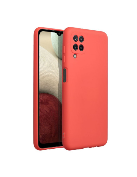 COQUE SILICONE pour SAMSUNG Galaxy A12 pêche