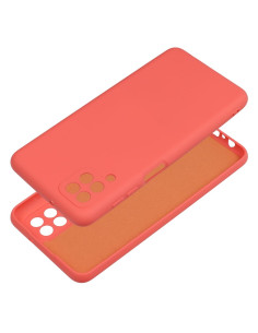 COQUE SILICONE pour SAMSUNG Galaxy A12 pêche 2