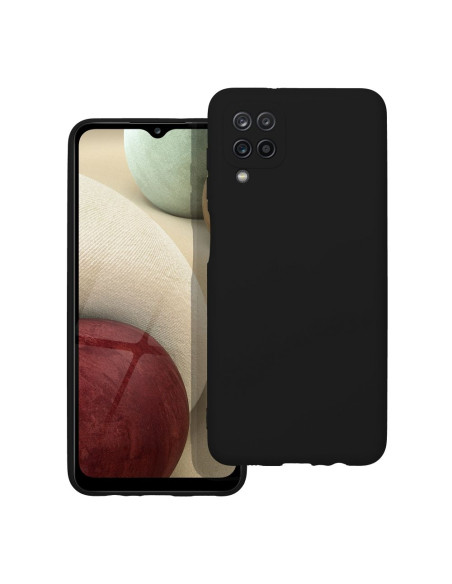 COQUE SILICONE pour SAMSUNG Galaxy A12 NOIR