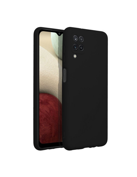 COQUE SILICONE pour SAMSUNG Galaxy A12 NOIR