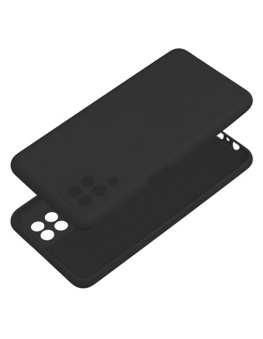 COQUE SILICONE pour SAMSUNG Galaxy A12 NOIR