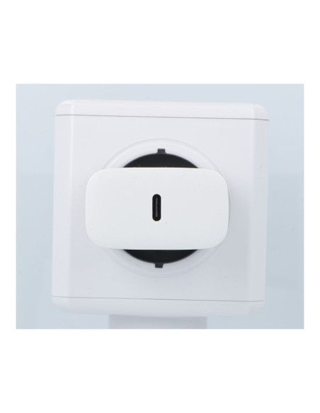 Chargeur secteur Forcell avec câble USB type C et câble type C - 3A 25W avec fonction de charge PD et QC 4.0