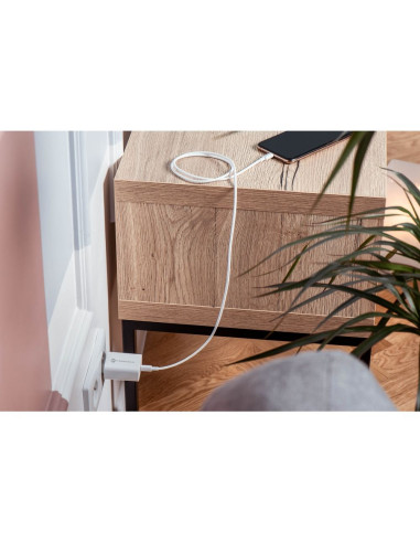 Chargeur secteur Forcell avec câble USB type C et câble type C - 3A 25W avec fonction de charge PD et QC 4.0