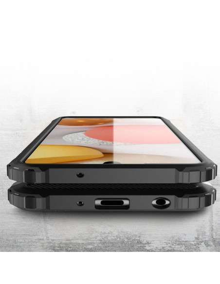 Coque ARMOR pour SAMSUNG Galaxy A12 NOIR