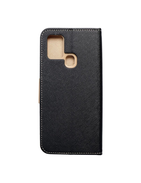 Etui Fancy Book SAMSUNG A21s or/ noir