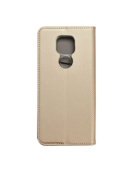 Etui Smart Case book pour MOTOROLA MOTO E7 PLUS / G9 PLAY / G9 or