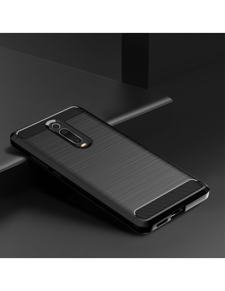 Coque CARBON pour XIAOMI Redmi 9T / Poco M3 noir