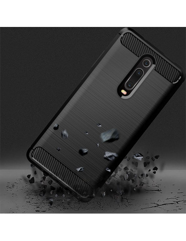 Coque CARBON pour XIAOMI Redmi 9T / Poco M3 noir