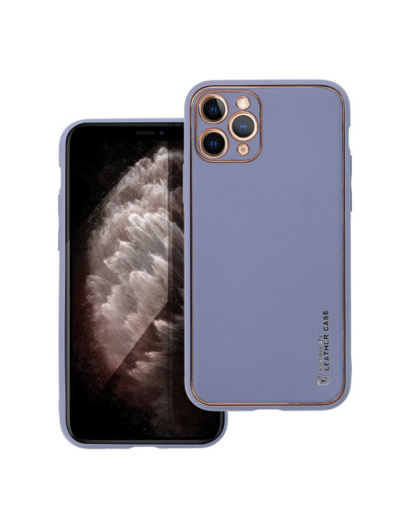 Etui LEATHER Case en cuir pour IPHONE 11 PRO BLEU