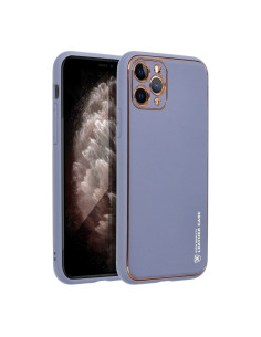 Etui LEATHER Case en cuir pour IPHONE 11 PRO BLEU 2