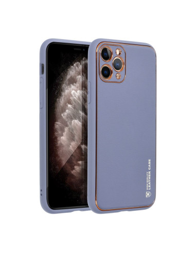 Etui LEATHER Case en cuir pour IPHONE 11 PRO BLEU