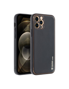 Etui LEATHER Case en cuir pour IPHONE 12 PRO NOIR 2