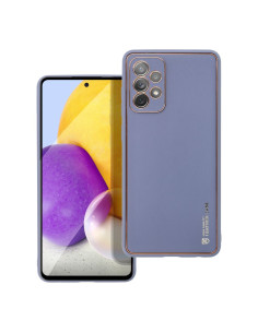 Etui LEATHER Case en cuir pour SAMSUNG Galaxy A52 5G / A52 LTE ( 4G ) / A52S BLEU
