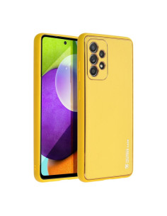 Etui LEATHER Case en cuir pour SAMSUNG Galaxy A52 5G / A52 LTE ( 4G ) / A52S JAUNE 2
