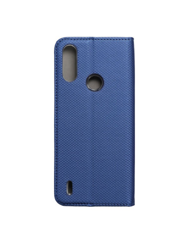 Etui Smart Case book pour MOTOROLA MOTO E7 POWER bleu marine