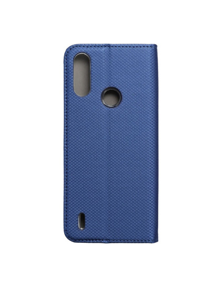 Etui Smart Case book pour MOTOROLA MOTO E7 POWER bleu marine