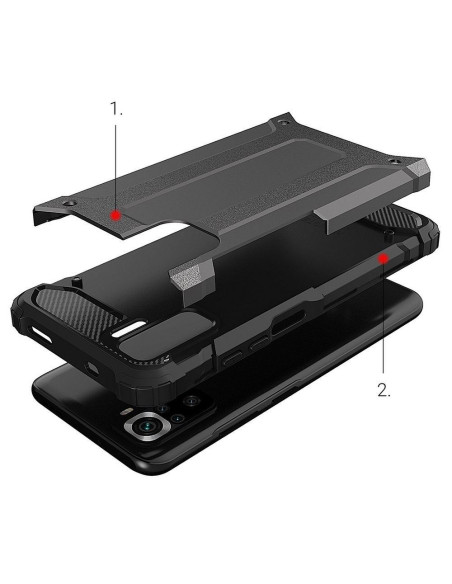 Coque ARMOR pour XIAOMI Redmi NOTE 10 / 10S NOIR