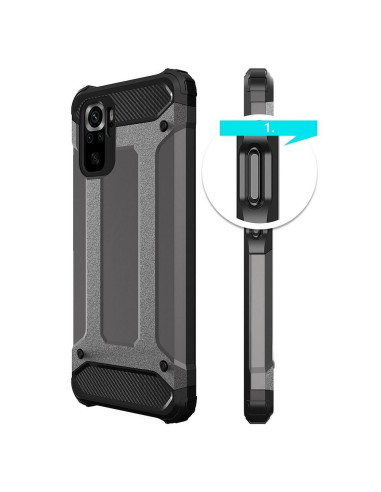 Coque ARMOR pour XIAOMI Redmi NOTE 10 / 10S NOIR