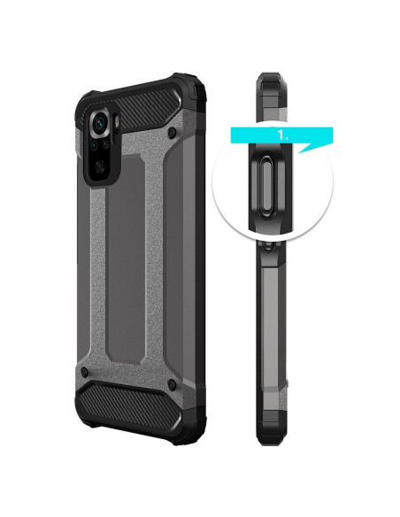 Coque ARMOR pour XIAOMI Redmi NOTE 10 / 10S NOIR