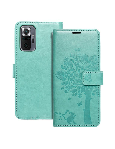 Etui MEZZO Book pour XIAOMI Redmi NOTE 10 Pro arbre vert