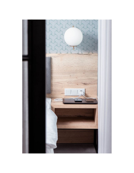 Chargeur secteur Forcell GaN 65W avec 2x connecteurs USB type C et 1x USB A - 3A avec fonction de charge PD et QC 4.0