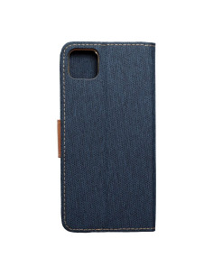 Etui Canvas pour SAMSUNG A22 5G bleu marine 2
